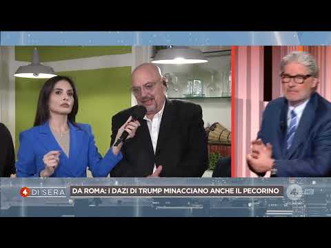 RETE 4 - 4 di sera: il produttore Cia, Italo Pulcini, interviene su dazi e pecorino