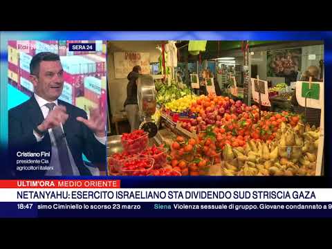 RAINEWS 24 - Dazi Usa: il presidente Cia Fini su ripercussioni agroalimentare Made in Italy